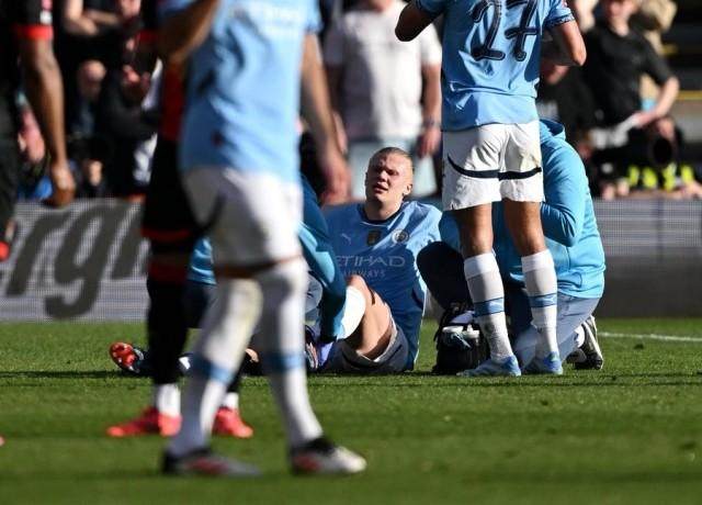 球速体育-【早报】哈兰德脚踝受伤！曼城本赛季在渡劫？