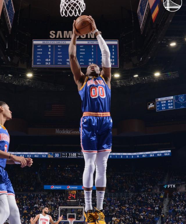 1642587277324064034.png 球速体育平台-库明加渐入佳境 格林缺席勇士找到四号位新答案