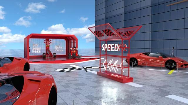 打卡巨型赛车、挑战极速卡丁车！格子旗嘉年华首登宝山滨江，开启春日狂欢